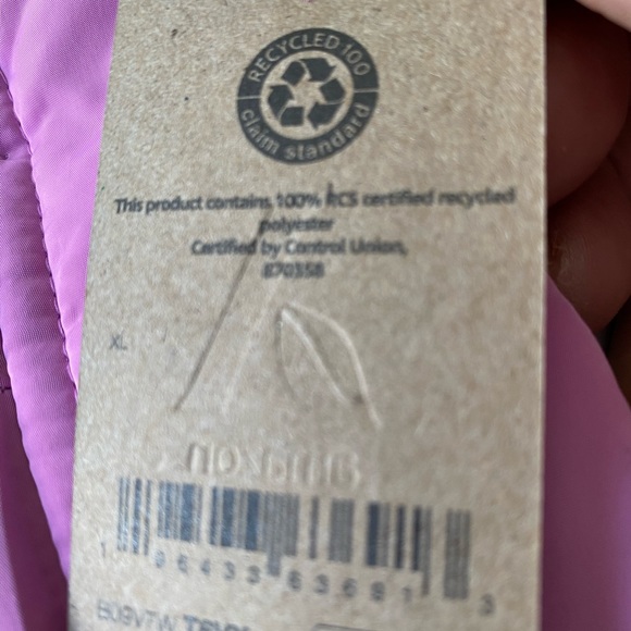 New Womens heavy duty Sherpa lining hoodie coat, size XL - Picture 8 of 14